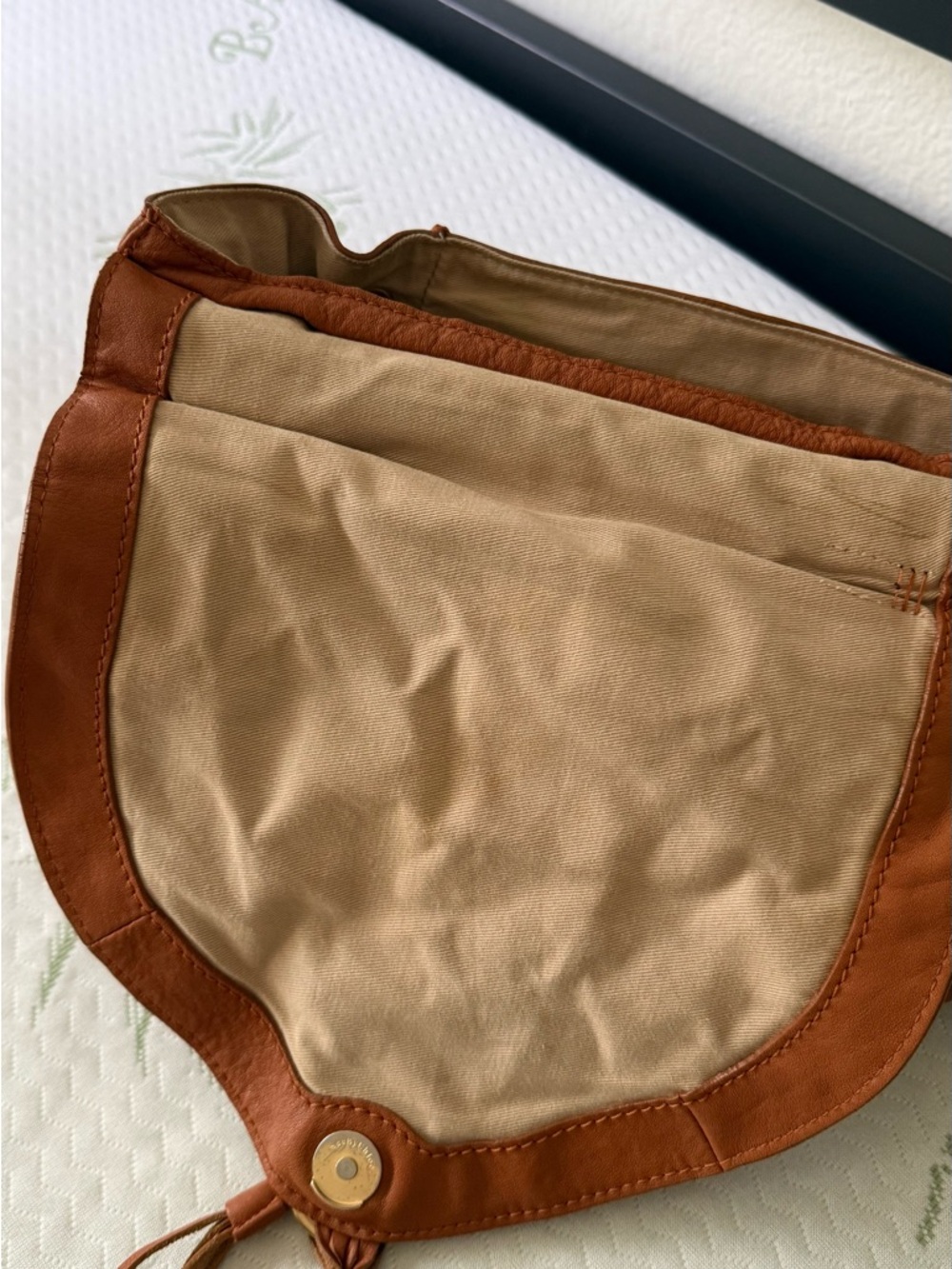 See By Chloe Brown Leather Crossbody Saddle Bag with Fringe - Picture 11 of 16
